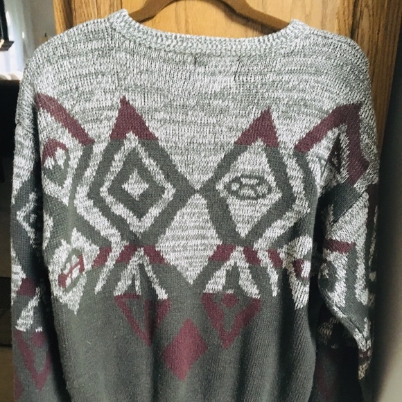 Men’s Acrylic Multicolor Sweater Large - Picture 6 of 7
